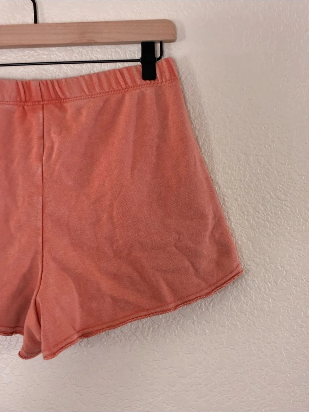 Colsie | Orange-peach cotton blend short lounge shorts with pockets size medium